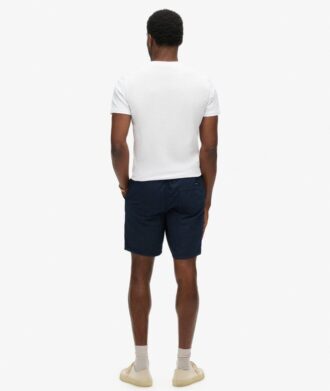 Indigo Bermuda-short met stippen