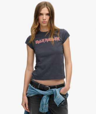 Iron Maiden X Superdry T-shirt met korte mouwen
