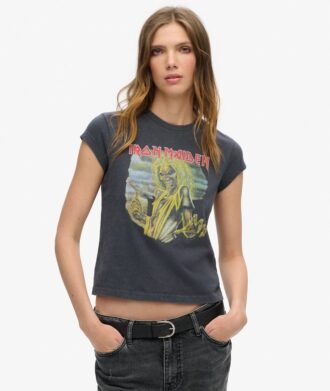 Iron Maiden X Superdry T-shirt met korte mouwen
