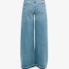 Jeans met wijde pijpen en onafgewerkte zoom Jeans met wijde pijpen en onafgewerkte zoom