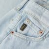Jeans met wijde pijpen en onafgewerkte zoom