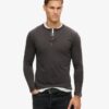 Jersey Henley-top met lange mouwen Jersey Henley-top met lange mouwen