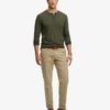 Jersey Henley-top met lange mouwen Jersey Henley-top met lange mouwen