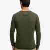 Jersey Henley-top met lange mouwen Jersey Henley-top met lange mouwen