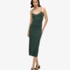 Jersey jurk met open rug