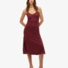 Jersey jurk met open rug