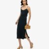 Jersey jurk met open rug