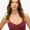 Jersey jurk met open rug