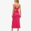 Jersey jurk met open rug