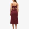 Jersey jurk met open rug