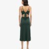 Jersey jurk met open rug