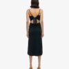 Jersey jurk met open rug