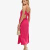 Jersey jurk met open rug