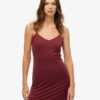 Jersey jurk met open rug