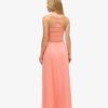 Jersey kanten maxi-jurk