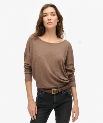 Jersey top met lange mouwen