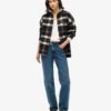 Jersey top met lange mouwen en V-hals Jersey top met lange mouwen en V-hals