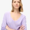 Jersey top met lange mouwen en V-hals Jersey top met lange mouwen en V-hals