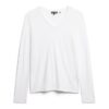 Jersey top met lange mouwen en V-hals Jersey top met lange mouwen en V-hals