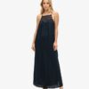 Kant halter maxi strandjurk