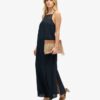Kant halter maxi strandjurk