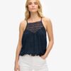Kanten cami-strandtop Kanten cami-strandtop