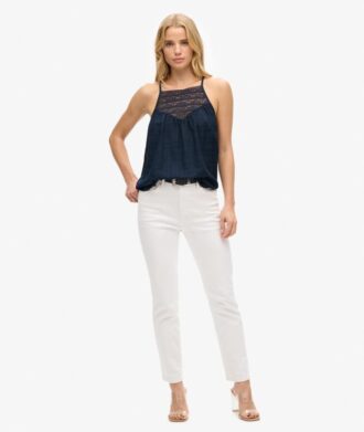 Kanten cami-strandtop
