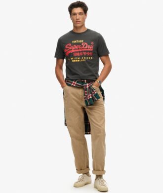 Klassiek Vintage Logo Heritage T-shirt