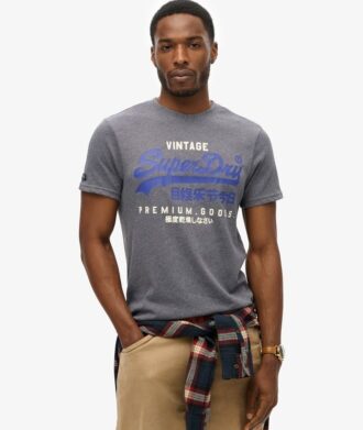 Klassiek Vintage T-shirt met Heritage-logo