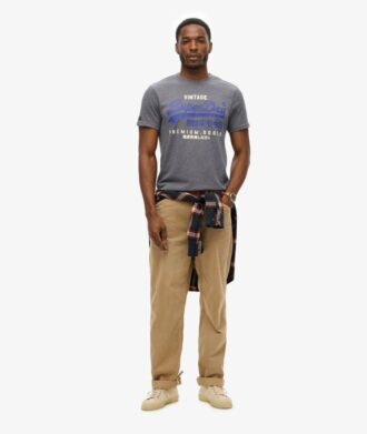 Klassiek Vintage T-shirt met Heritage-logo