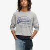Klassieke T-shirt met lange mouwen en print