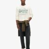 Klassieke T-shirt met lange mouwen en print