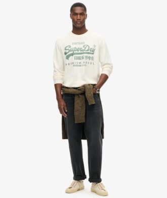 Klassieke T-shirt met lange mouwen en print