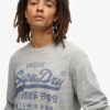 Klassieke T-shirt met lange mouwen en print
