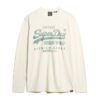 Klassieke T-shirt met lange mouwen en print