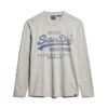Klassieke T-shirt met lange mouwen en print