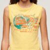 La Vintage Logo Graphic Slim Vest Top La Vintage Logo Graphic Slim Vest Top