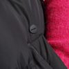 Lang gewatteerd Hooded Gilet
