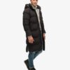 Lange Hooded Puffer jas