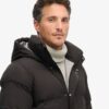 Lange Hooded Puffer jas