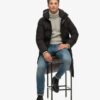 Lange Hooded Puffer jas