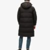 Lange Hooded Puffer jas