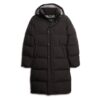 Lange Hooded Puffer jas