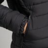 Lange, licht gewatteide Puffer-Puffer-Jacke mit Hooded-Capuchon aus Imitatbont Lange, licht gewatteide Puffer-Puffer-Jacke mit Hooded-Capuchon aus Imitatbont