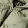 Lange Puffer-Jacke mit Capuchon