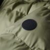Lange Puffer-Jacke mit Capuchon