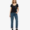 Lo-Fi Biker T-shirt met ronde hals Lo-Fi Biker T-shirt met ronde hals