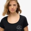 Lo-Fi Biker T-shirt met ronde hals Lo-Fi Biker T-shirt met ronde hals