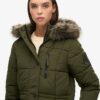Longline Everest-jas van imitatiebont