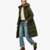 Longline Everest-jas van imitatiebont